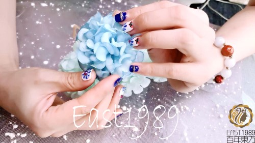  青花美甲怎么做？保定東方技工學(xué)校教你巧做美甲！