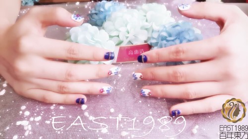  青花美甲怎么做？保定東方技工學(xué)校教你巧做美甲！